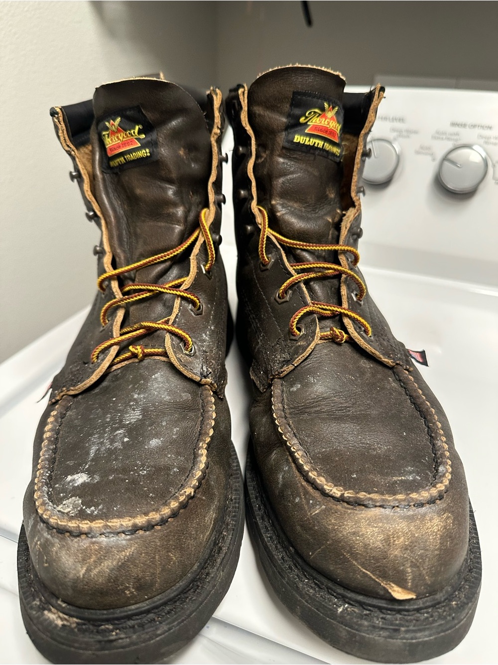 Mens Thorogood X Duluth soft toe boots size 11D (Medium)